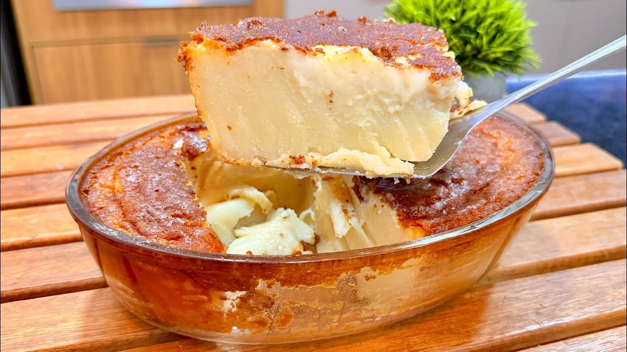 Pastel Cremoso de Leche Condensada (Sin Polvo para Hornear)