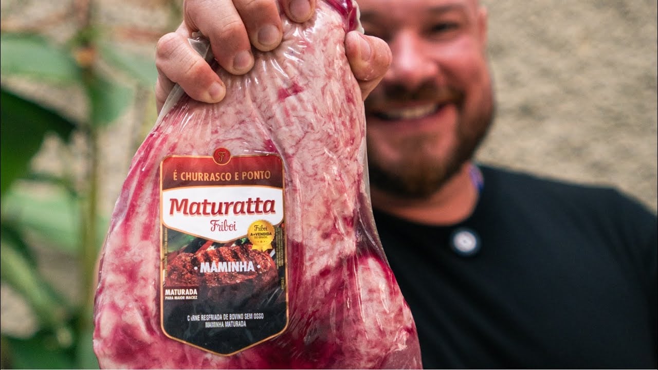 Maminha Grelhada com Crosta de Parmesão e Cuscuz Temperado