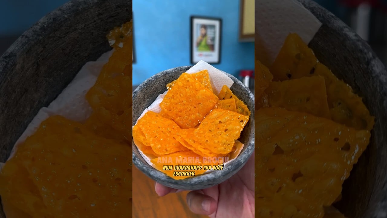 Salgadinho Cheez-IT caseiro