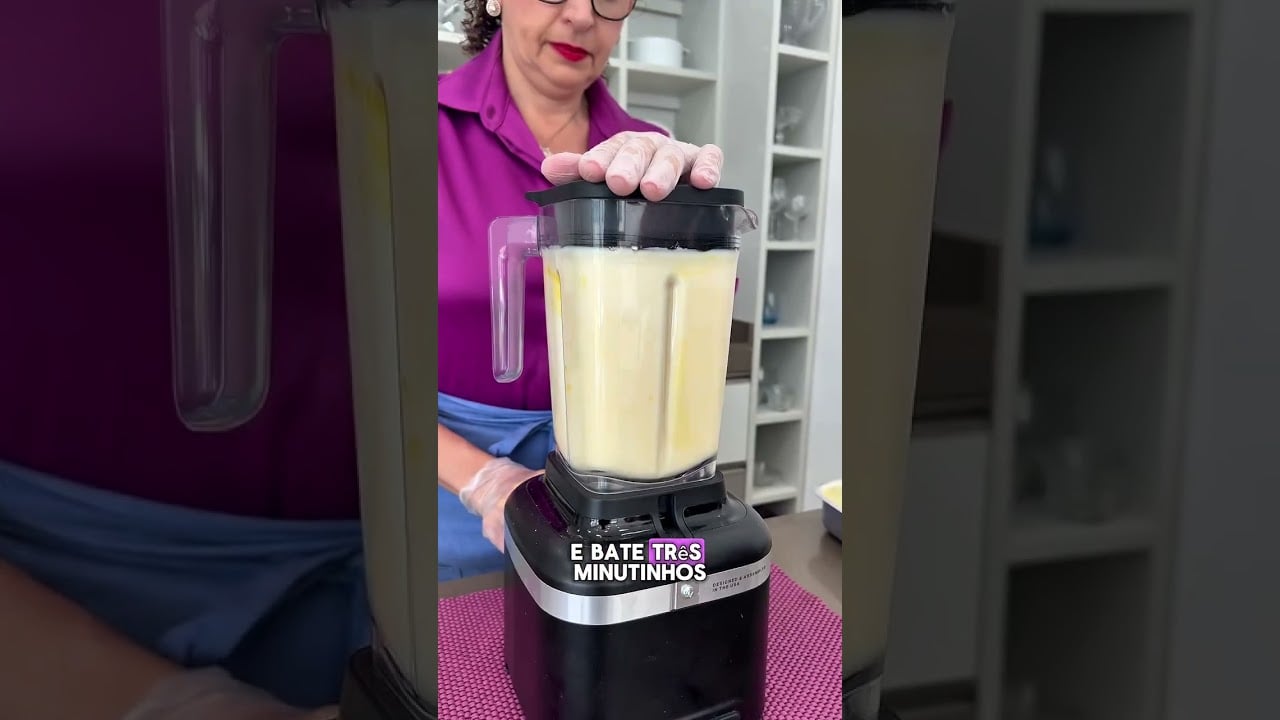 Bolo Pudim de Fubá Super Cremoso de Liquidificador