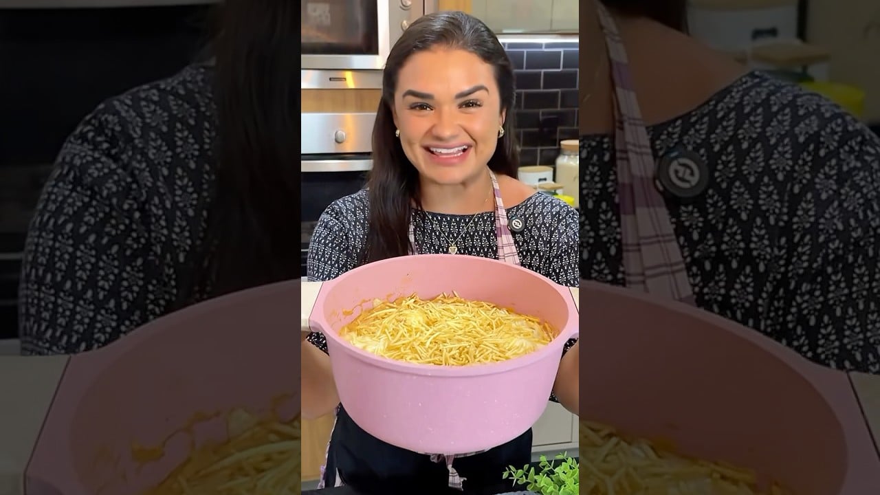 Stroganoff de Res con Espagueti