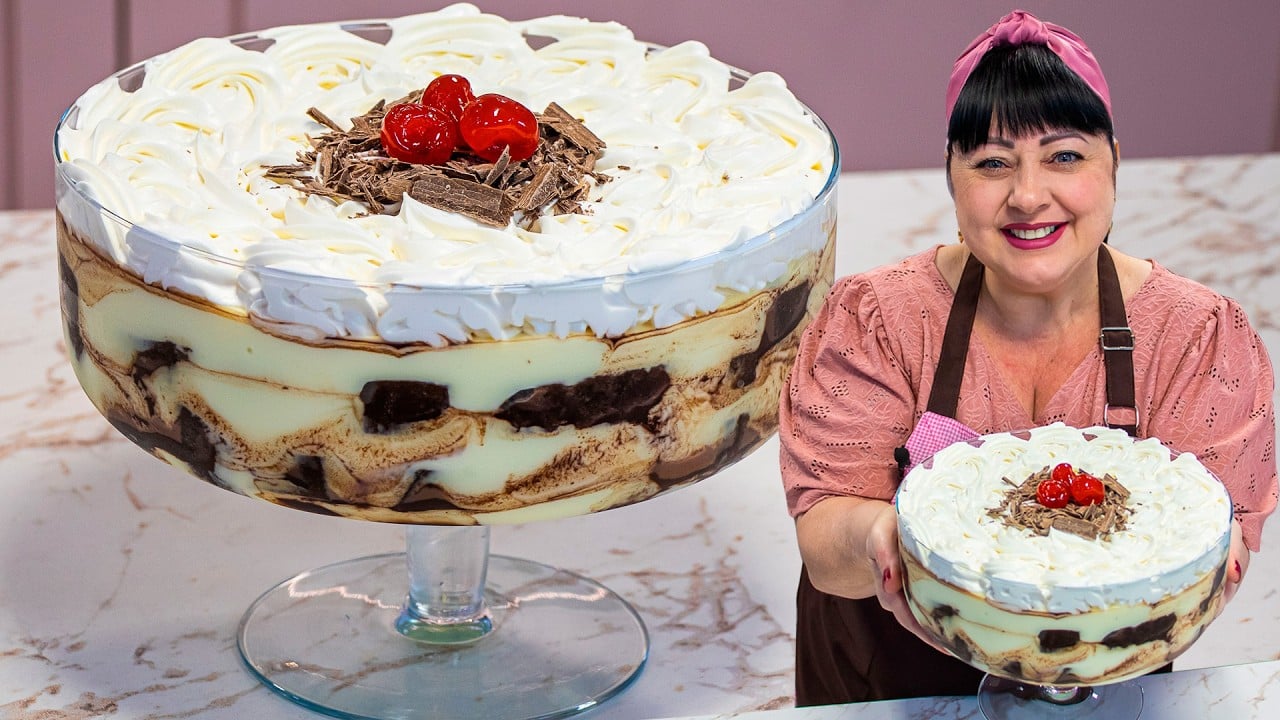Torta Helada Mosaico de Leche en Polvo y Chocolate
