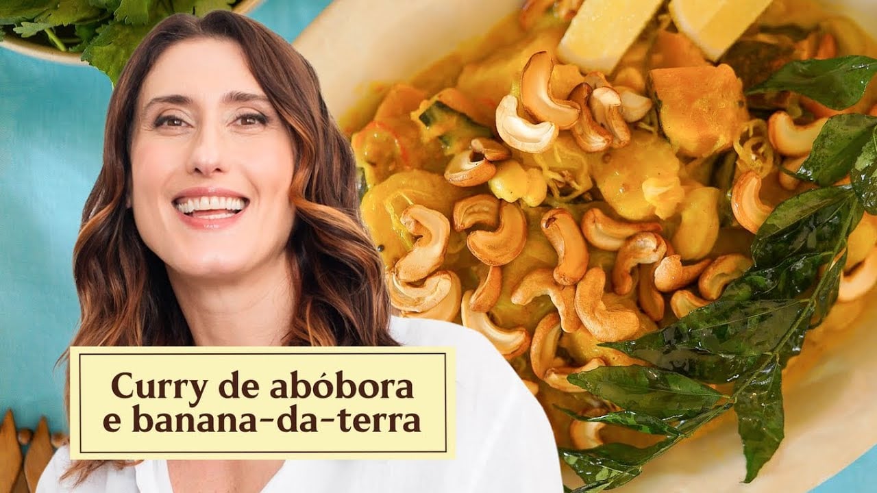 Curry de Calabaza y Plátano Macho