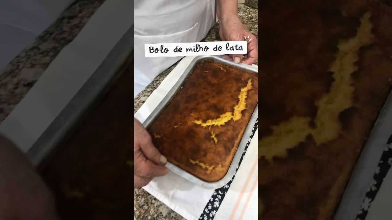 O bolo de milho perfeito e cremoso da vó Lurdes