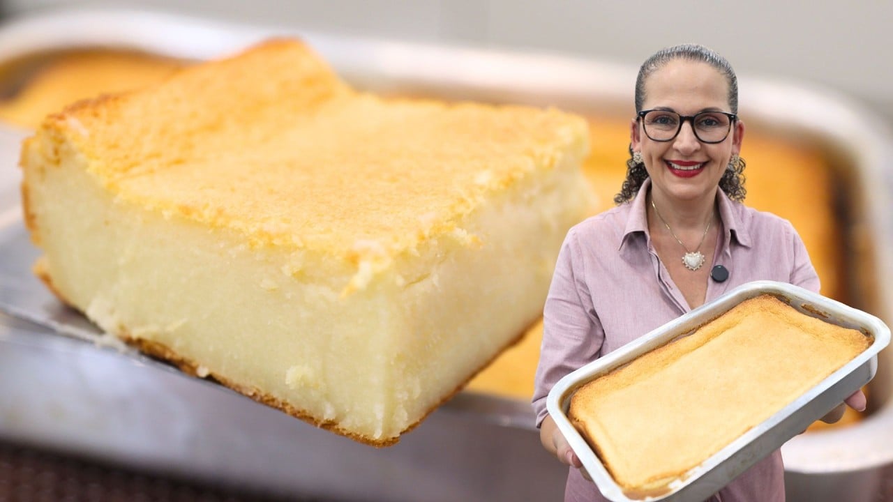 Bolo de Leite (Bolo Mole) de Liquidificador Fácil e Rápido