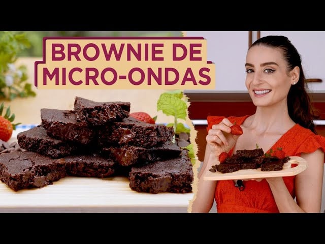 Brownie de Microondas con Relleno Super Cremoso
