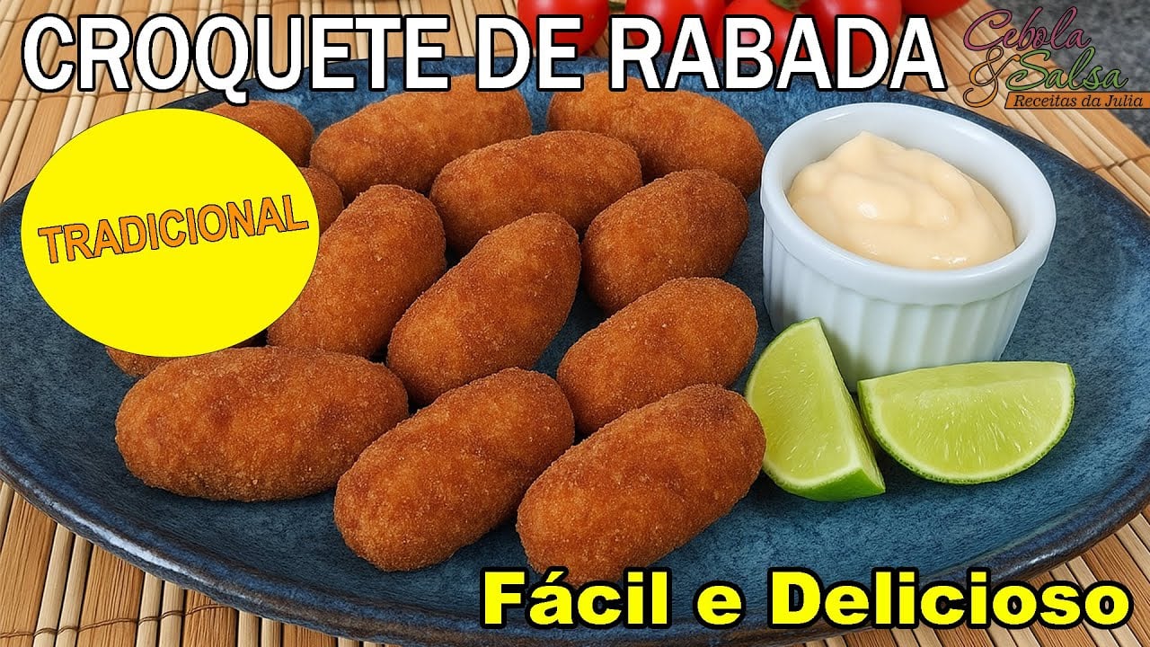 Bolinho de Rabada (Croquete de Rabada)