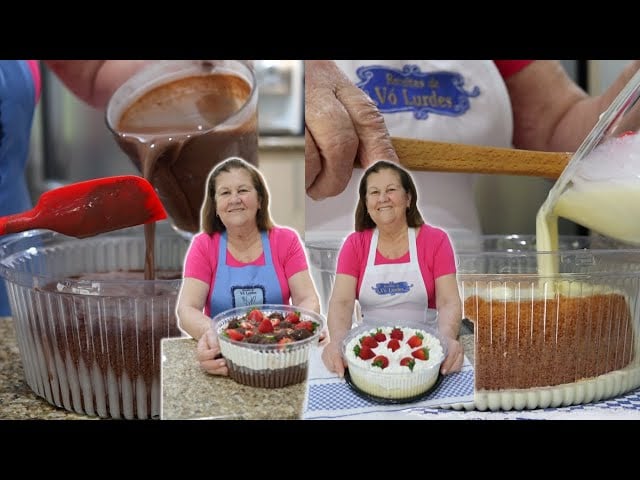 2 Tipos de Bolo Alagado (Chocolate e Quatro Leites)