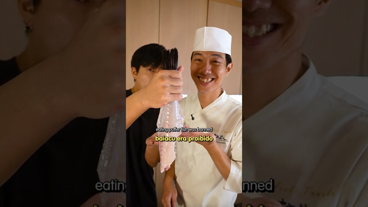 Sashimi de Puercoespín Marino (Fugu)