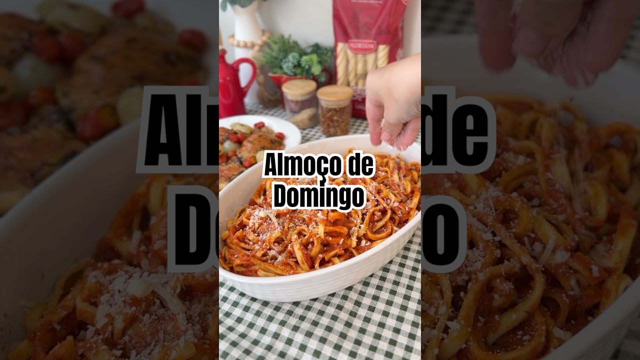 Macarronada com Frango para Almoço de Domingo