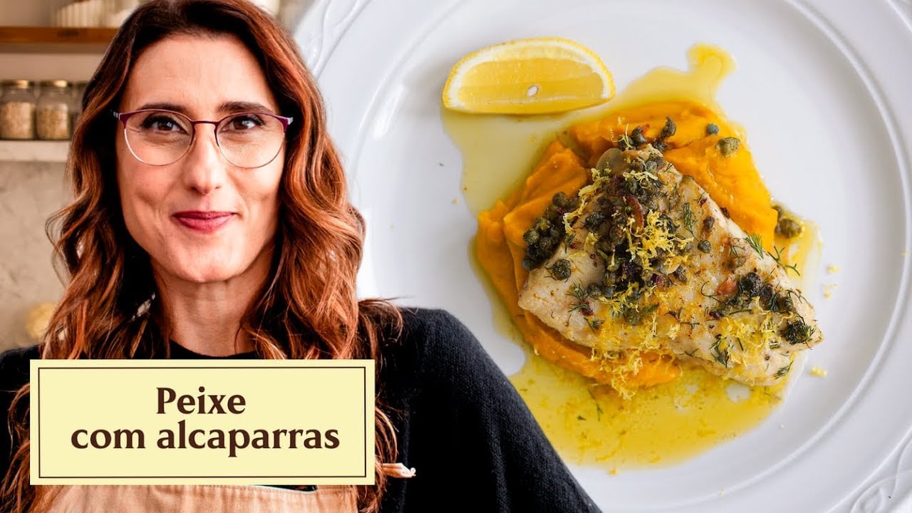 Peixe com Manteiga de Alcaparras e Limão
