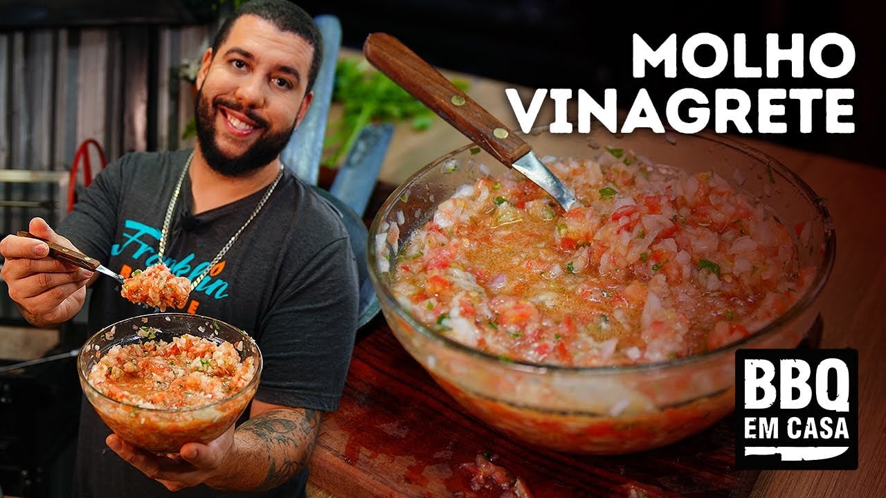 Molho Vinagrete Clássico de Churrasco