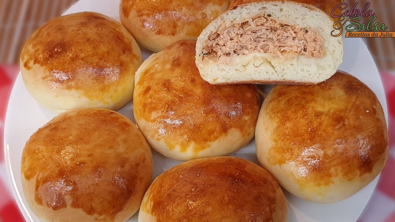 La Mejor Receta de Bolillo de Papa Relleno de Pollo