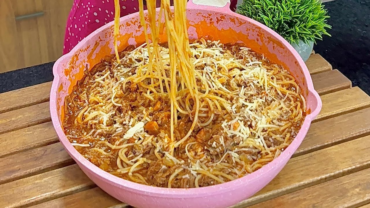 Macarronada com Fraldinha