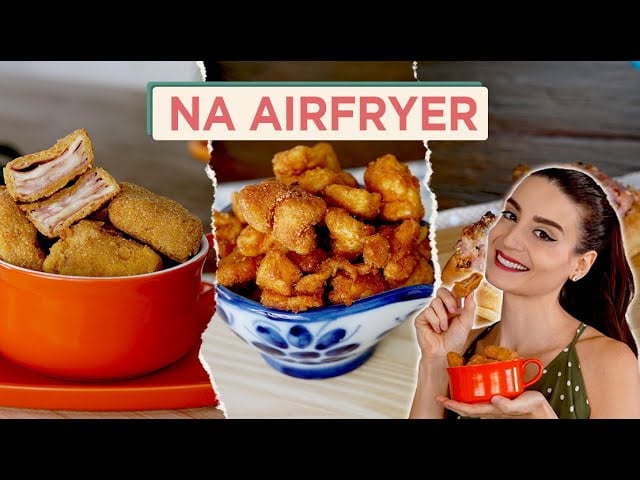 3 Recetas de Botanas en la AirFryer: Salgadiño, Palomitas de Pollo y Mini Choripán