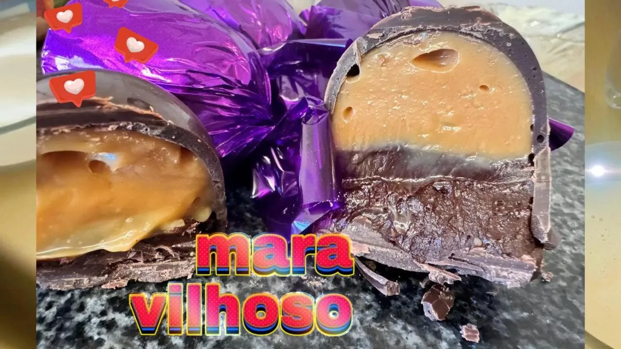 Bombón de Caramelo con Trufa Semiamarga