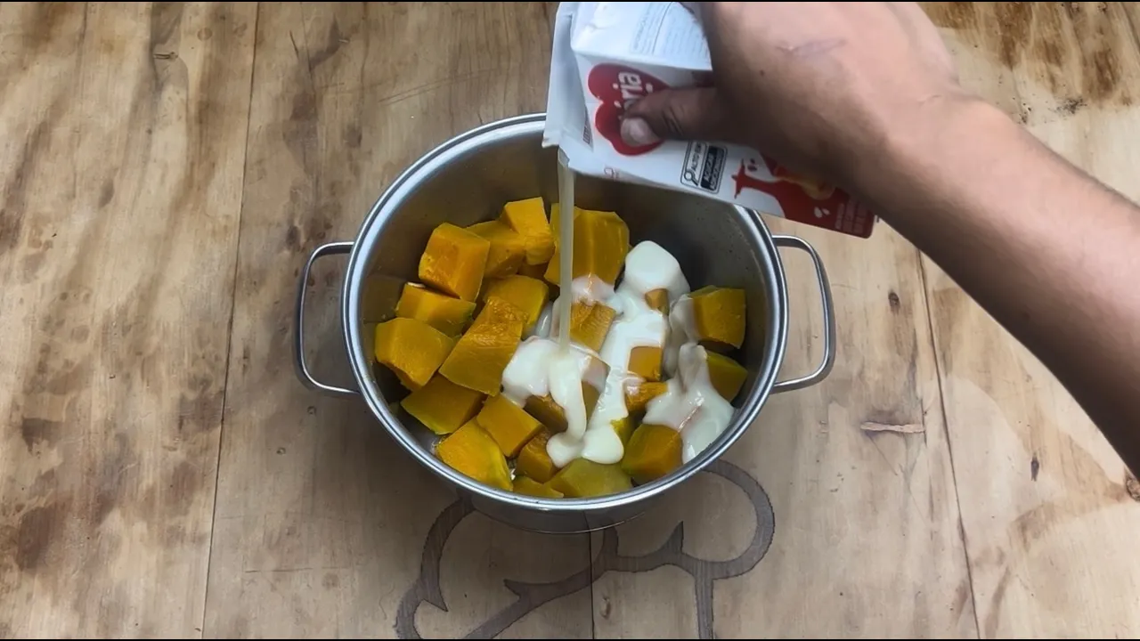 Creamy Pumpkin Dessert with Sweetened Condensed Milk