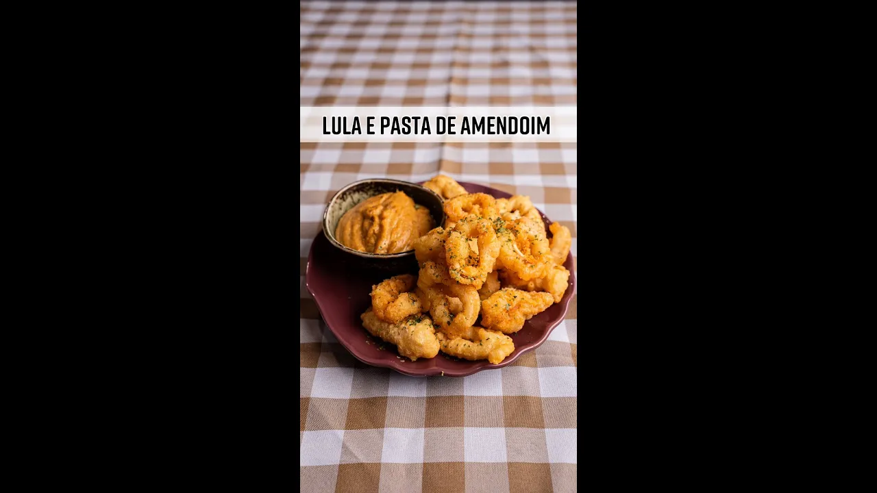 Calamar con Salsa de Cacahuate