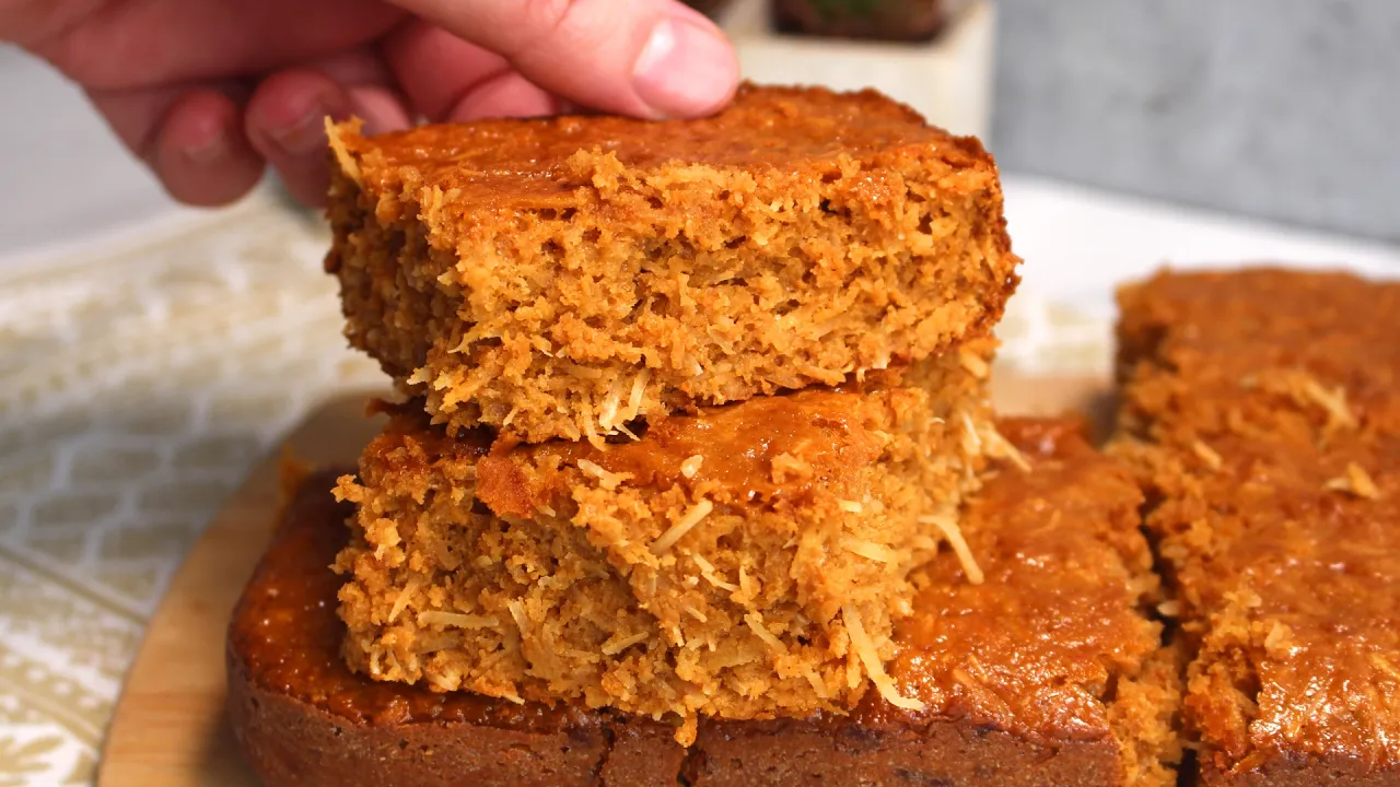 BOLO QUEBRA QUEIXO (Com Doce de Leite)