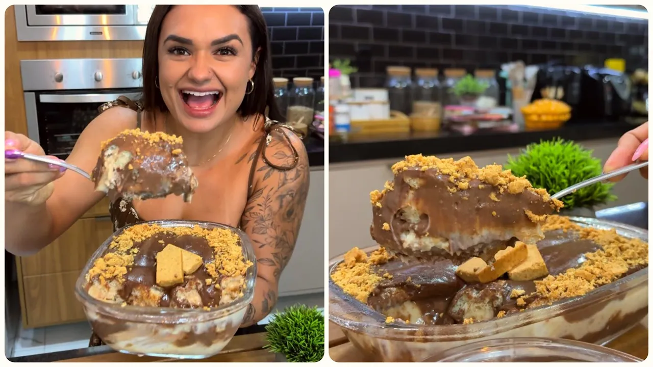 Carlota de Cacahuate con Chocolate