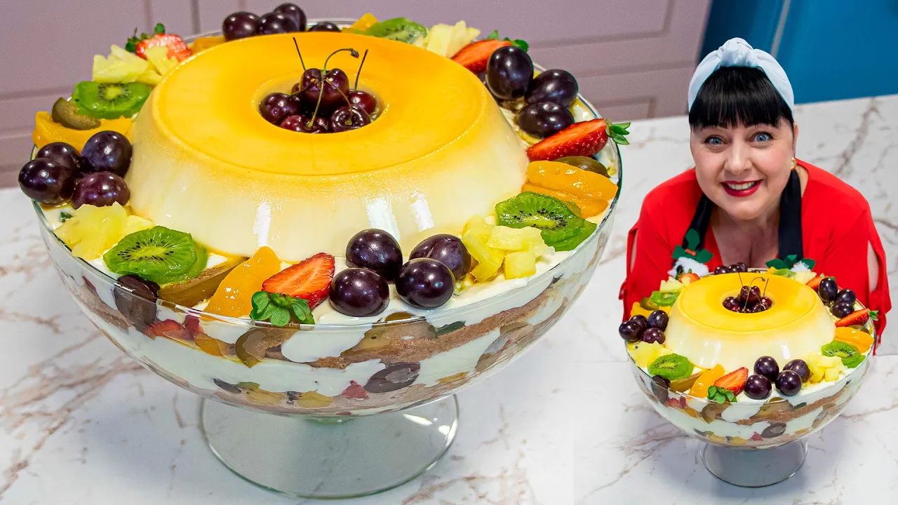 Copa de la Felicidad con Flan