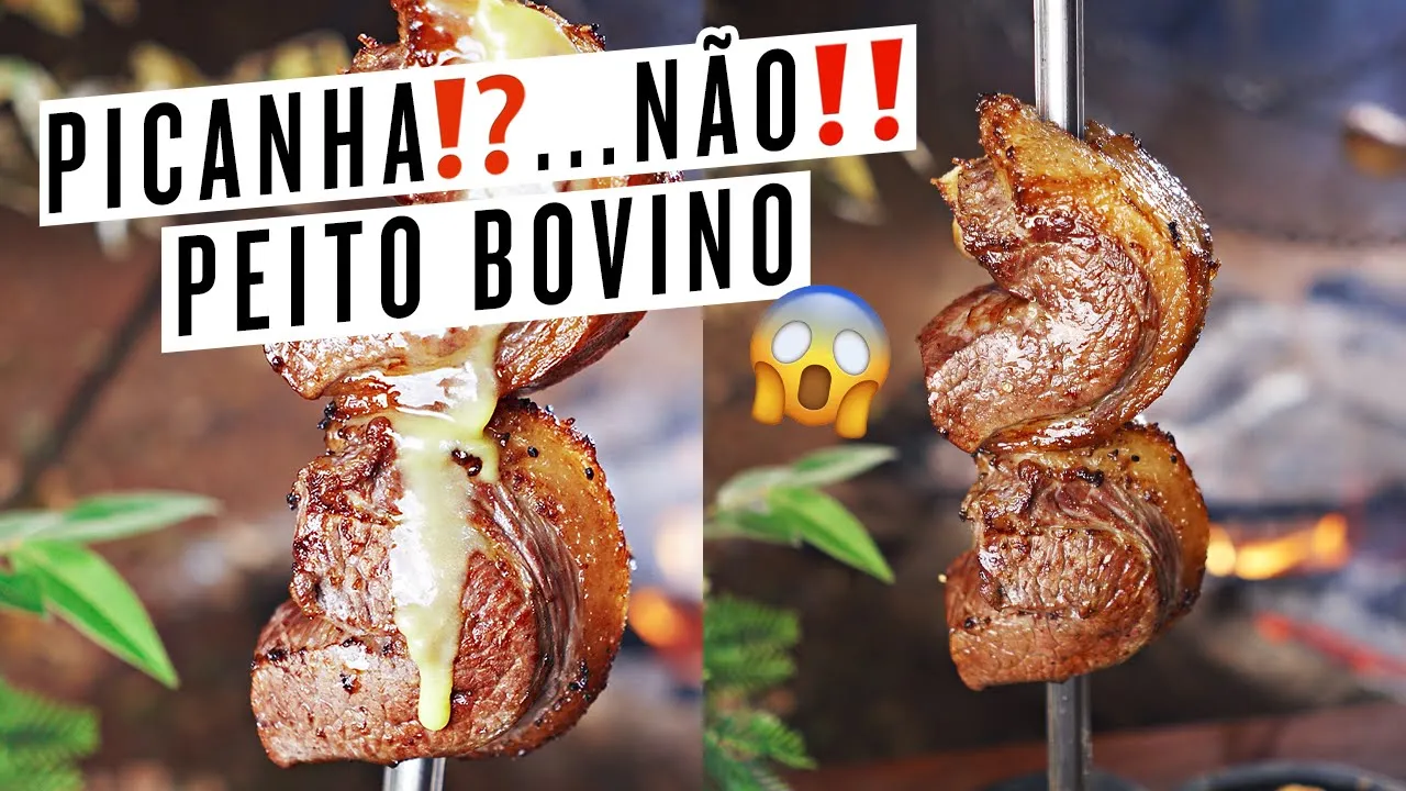 Churrasco Barato com Peito Bovino e Paçoca
