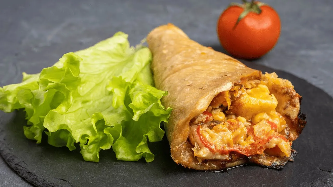 Conos de Pizza con Tortilla en Freidora de Aire