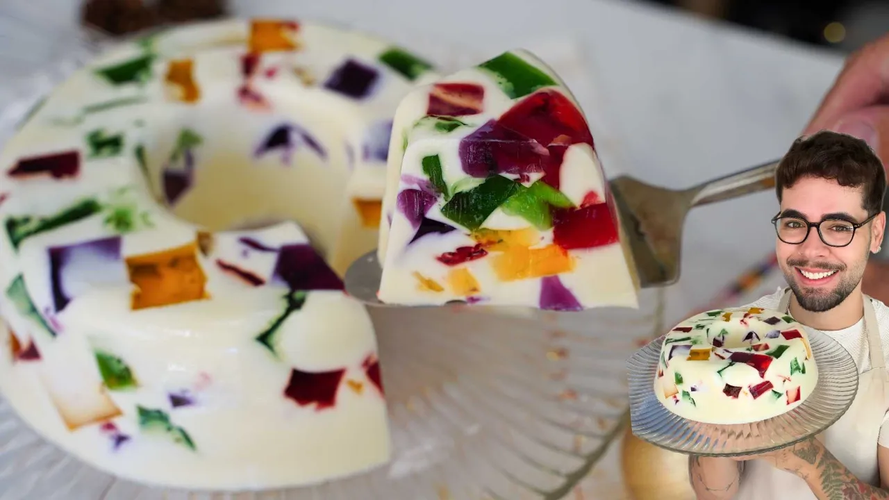 Gelatina Mosaico de Colores