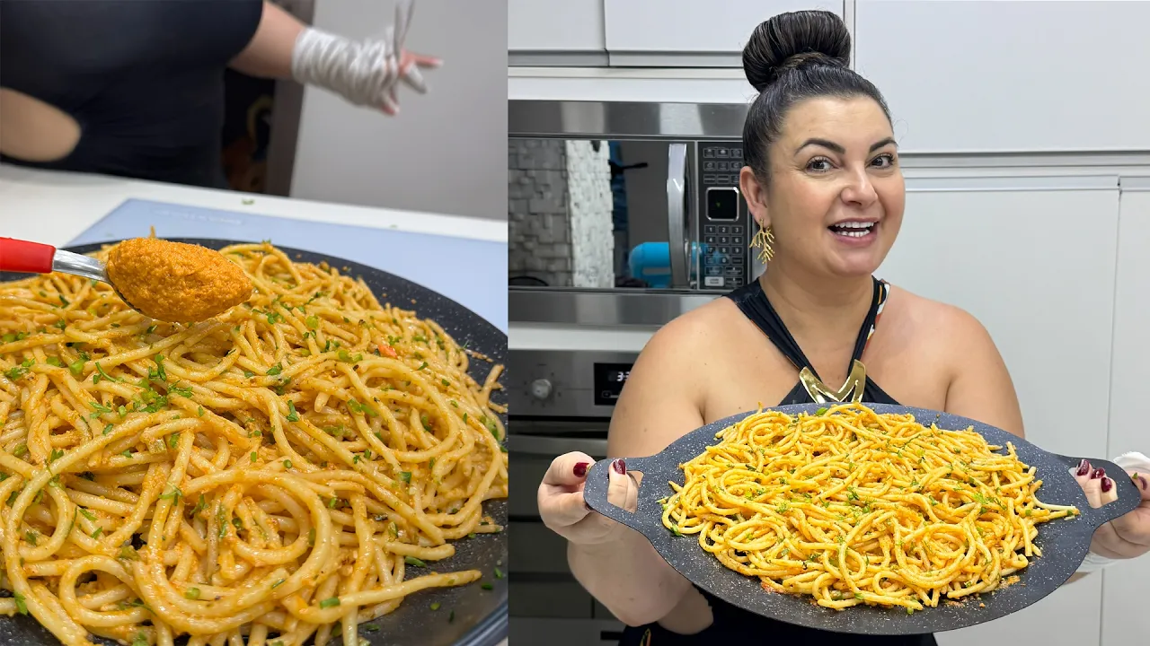 Espagueti Ajo y Aceite Cremoso (Sin Media Crema)