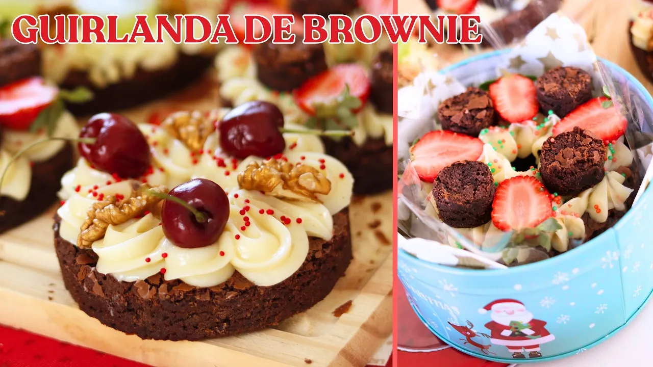 Mini Guirlanda de Brownie
