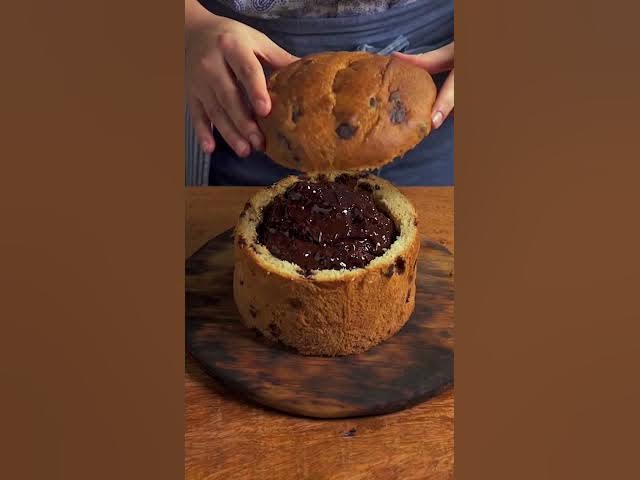 Chocotone con Ganache Crujiente