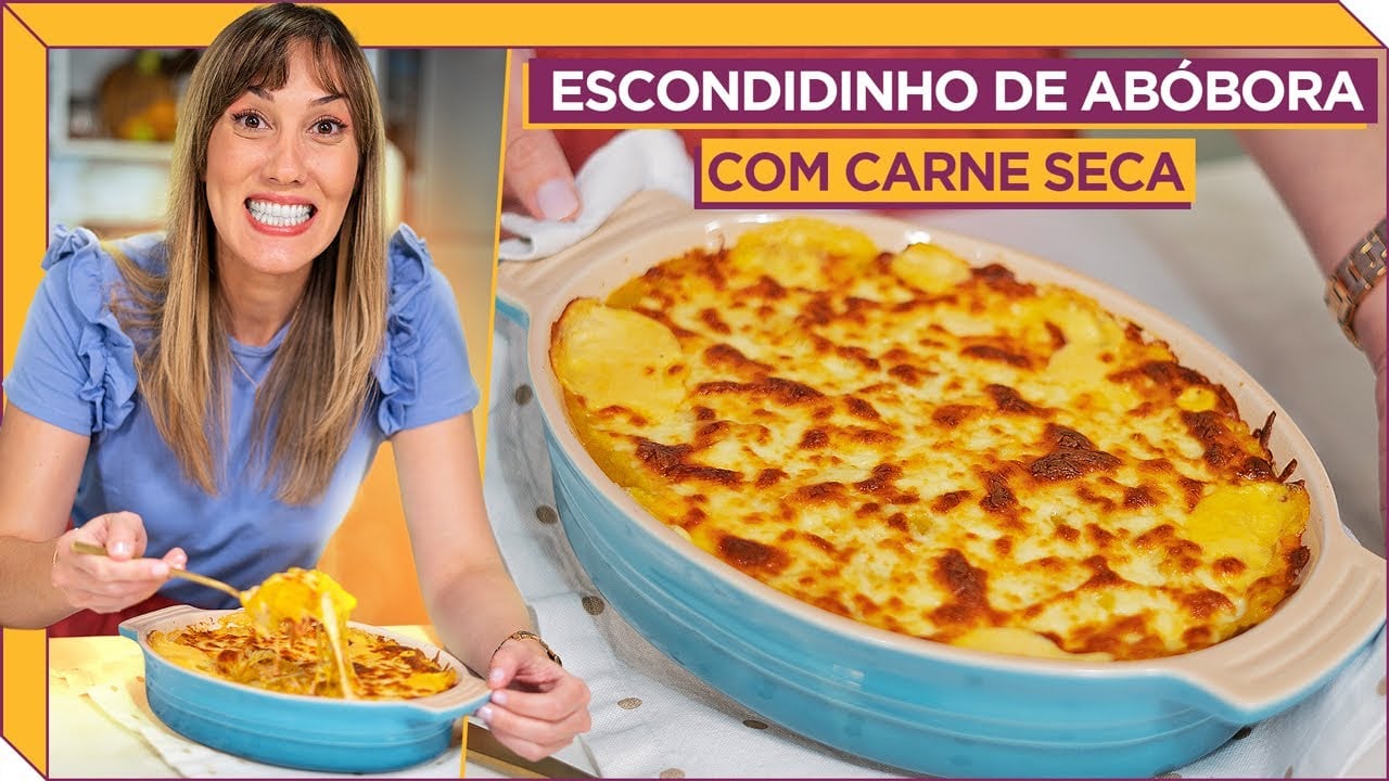 Escondidinho de Abóbora com Carne Seca