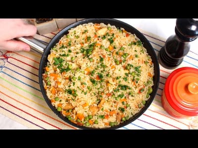 Arroz com Frango em Uma Panela Só