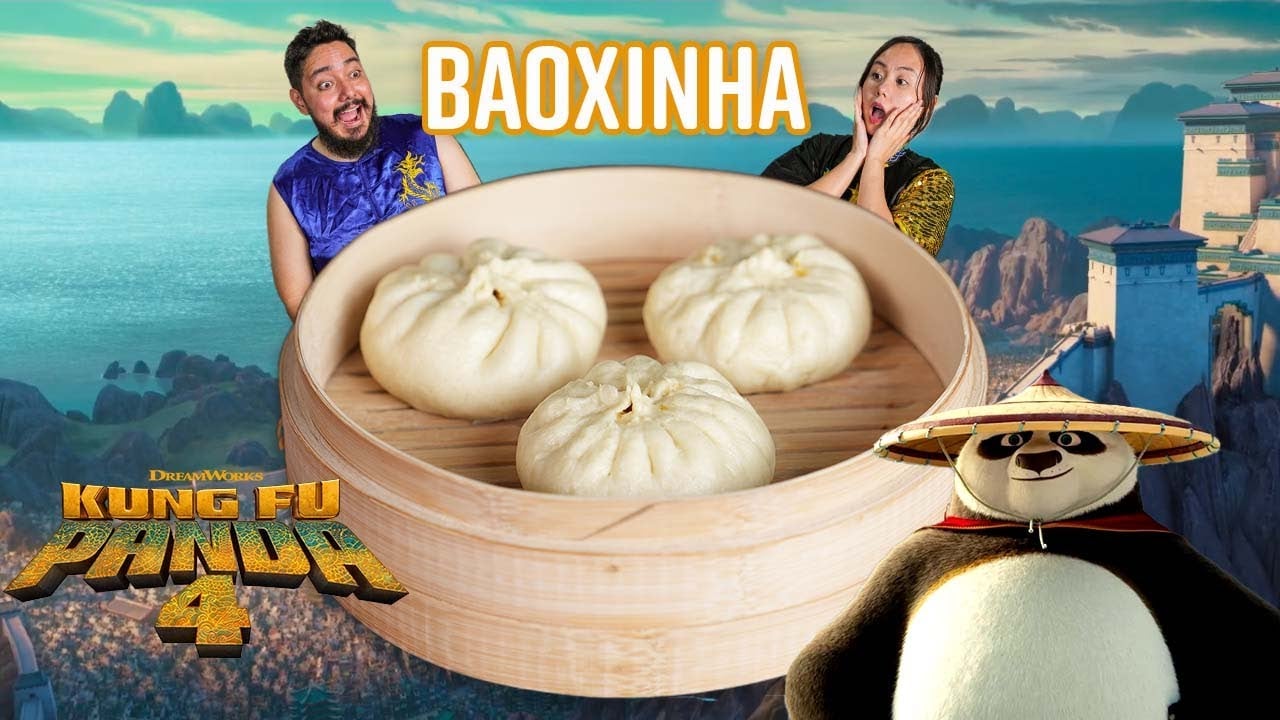 Bollo Kung Fu Panda Relleno de Coxinha