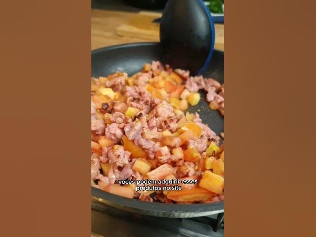 Brusqueta de Linguiça Toscana com Queijo