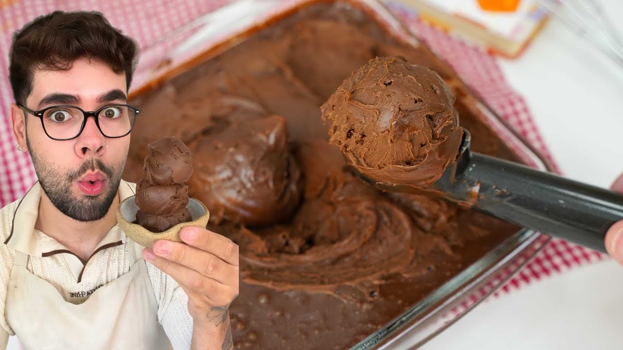 HELADO CASERO DE CHOCOLATE SÚPER CREMOSO