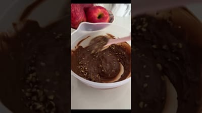 Rosquitas de Manzana con Chocolate Saludable