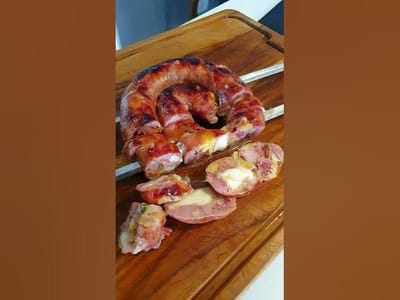 Linguiça Artesanal com Pêssego