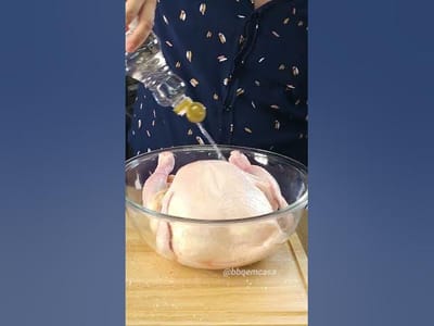 Frango de Domingo no Espeto Giratório