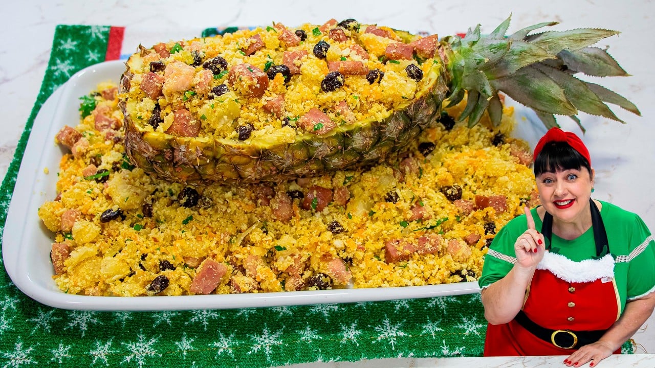 HARINA DE YUCA TOSTADA DE PIÑA ESPECIAL DE NAVIDAD