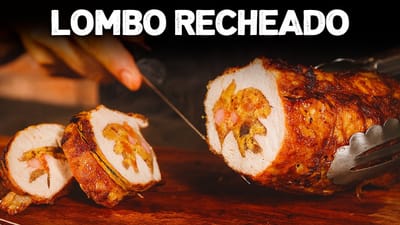 Lombo Suíno Recheado com Farofa