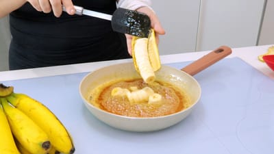 La Mejor Salsa / Jarabe Caliente de Plátano (Banana) para el Helado