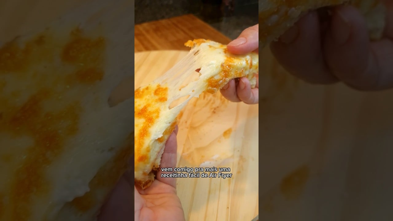 Sándwich de Queso y Jamón en Freidora de Aire