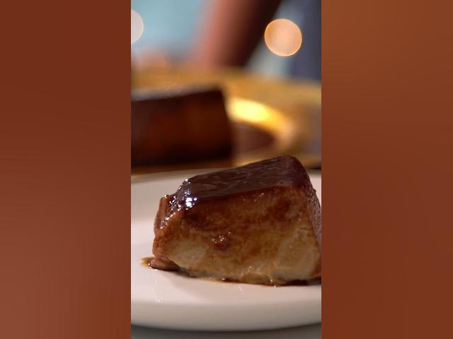 Flan de Panetone de Chocolate