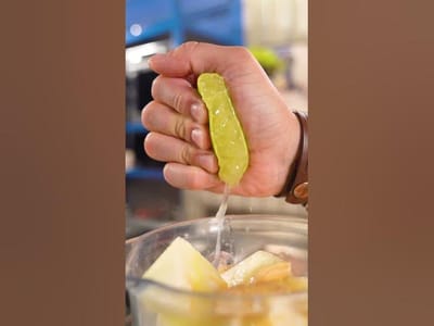 Suco Refrescante de Melancia e Melão