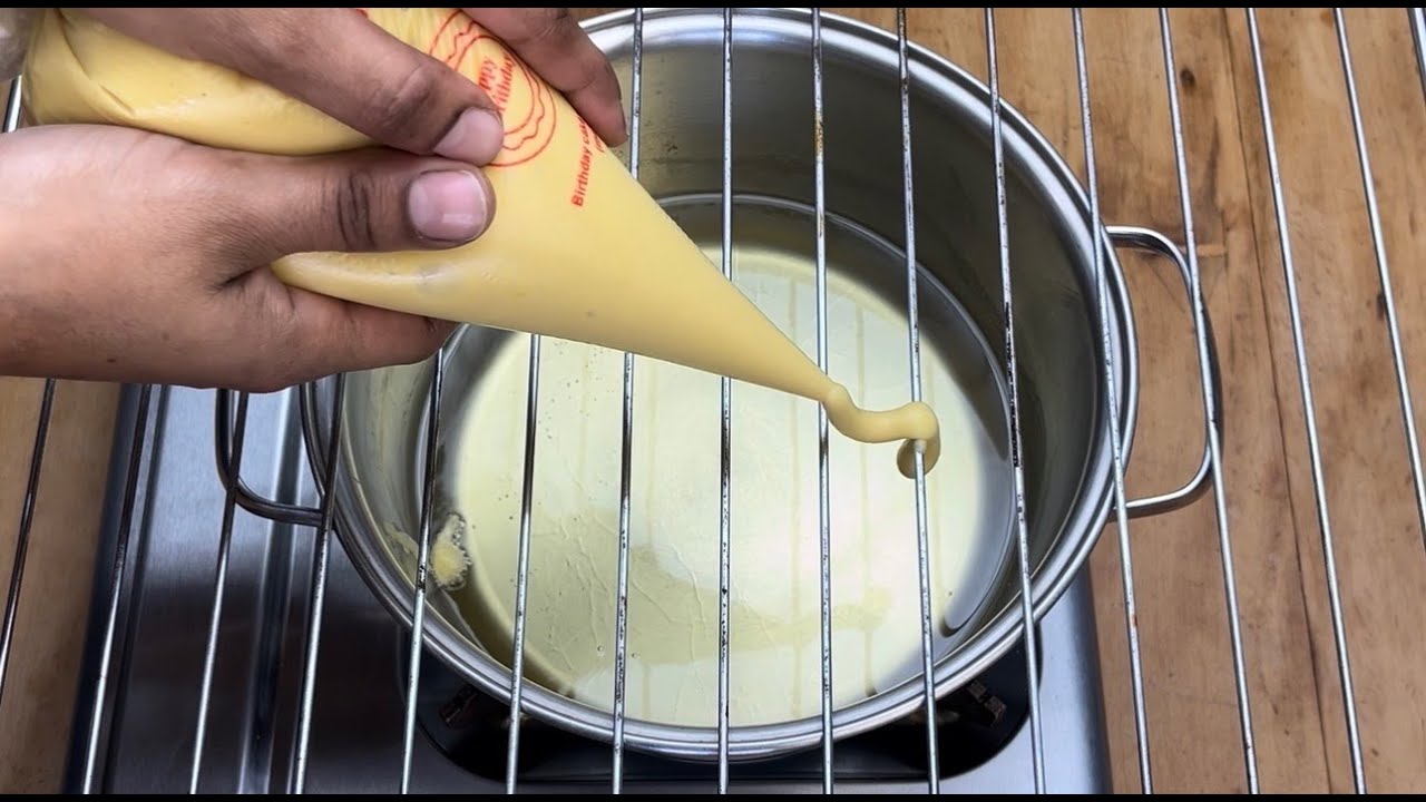 Minibocaditos de Lluvia rápidos en aceite