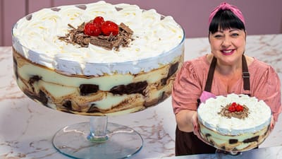 Torta Helada Mosaico de Leche en Polvo y Chocolate