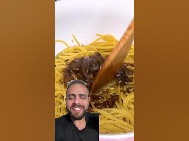 Espagueti con Salsa de Coca-Cola