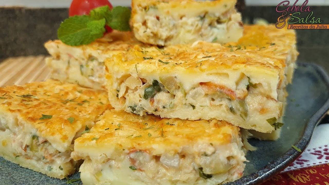 PASTEL DE BACALAO DE LICUADORA