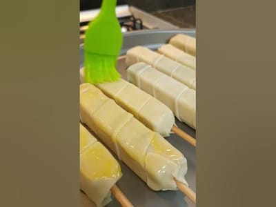 Queijo Coalho Empanado em Massa de Pastel